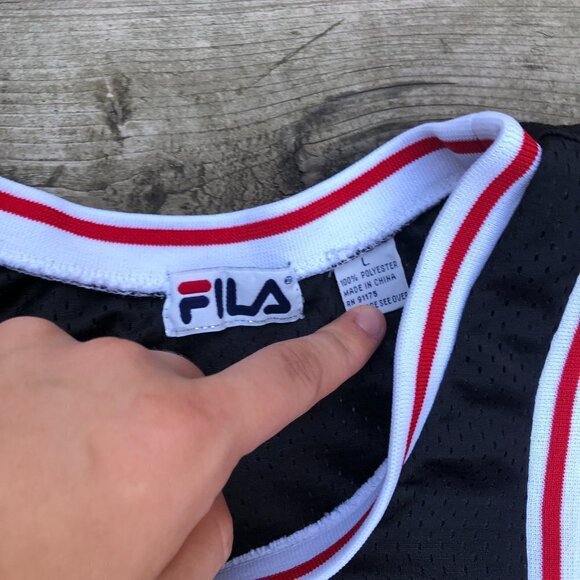 Vintage 90s Fila Jersey Large - Picture 4 of 4